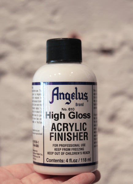  Angelus 610 High Gloss Acrylic Finisher, Clear 1oz : Tools &  Home Improvement