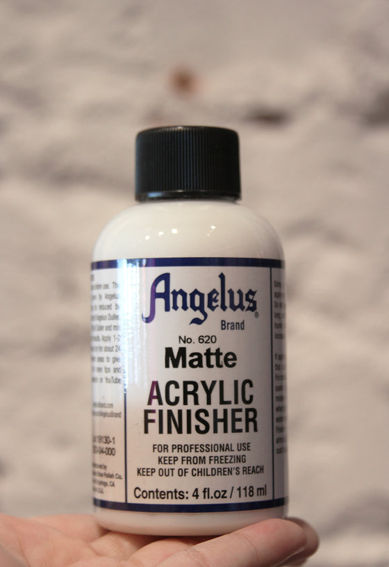 Angelus Matte Acrylic Finisher 4oz/118ml – The Shophouse Fabric
